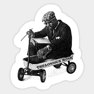 Thelonious Monk American Jazz Pianist Sticker